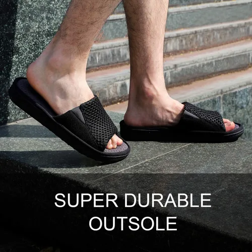 Miniatura 2 de Cómodas pantuflas de espuma viscoelástica para hombre