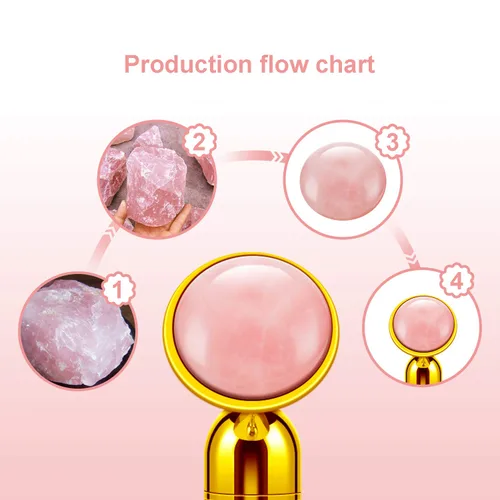 Miniatura 6 de Rodillo masajeador facial 4 en 1, rodillo de cara de oro de 24 quilates, masaje de nariz para masaje facial facial, herramientas para el cuidado