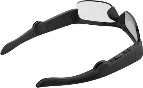 Miniatura 5 de Gafas inteligentes Bluetooth con audio de oído abierto, control de voz, altavoz incorporado, lente transparente