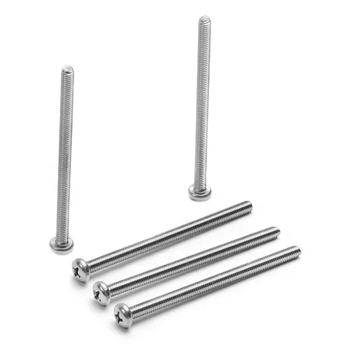 Miniatura 22 de Tornillos de máquina de jalar de perilla M4-0.028x0.197 in M4-0.028x0.197 in Tornillos de cabeza plana métrica Phillips Drive Tornillo de cabeza