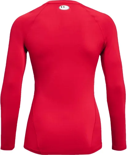 Miniatura 2 de Under Armour HeatGear - Camiseta de compresión de manga larga para mujer