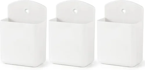 Miniatura 8 de noonebutyou Soporte de control remoto de pared para TV, soporte autoadhesivo para rotulador, soporte para bolígrafo, para hogar, oficina, escuela