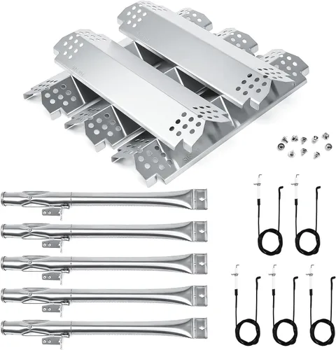 Miniatura 10 de bbq factory® Repuesto para Sunbeam Nexgrill Grill Master 720 – 0697 - Quemadores de acero inoxidable, placas térmicas.