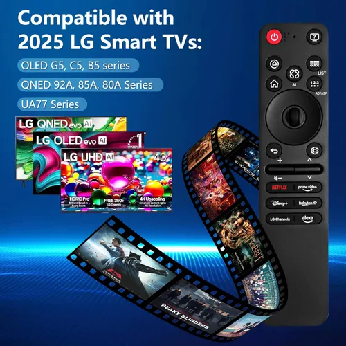 Miniatura 2 de Paquete de 2 controles remotos de repuesto para Roku TV, compatible con televisores inteligentes TCL/Hisense/Onn/Philips Roku, no necesita