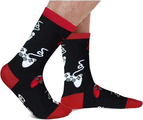 Miniatura 3 de Calcetines de juego Do Not Disturb - Calcetines divertidos para hombres, mujeres, adolescentes y niños, calcetines de algodón de vestir, regalo