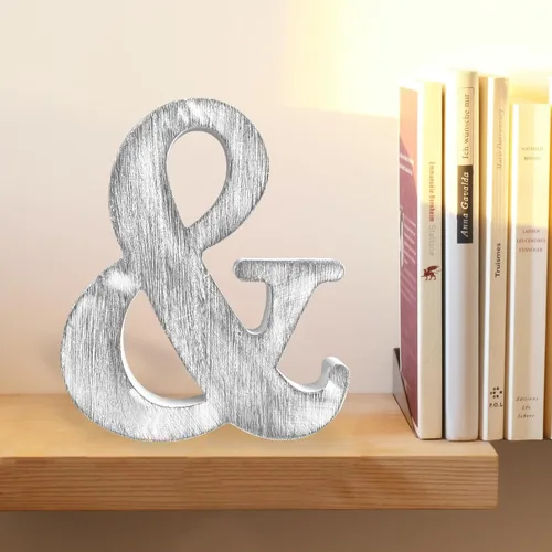 Miniatura 5 de Letras de madera de 8 pulgadas, letras de madera rústica sin terminar para decoración de pared, letras decorativas en pie, cortes de letras, letrero