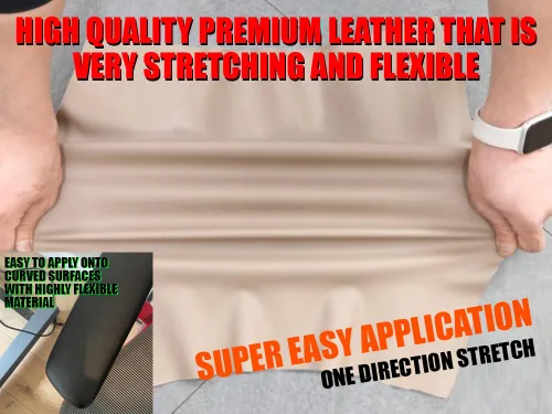 Miniatura 2 de Cinta de reparación de cuero – 4 x 48 pulgadas, autoadhesiva, impermeable, flexible, kit de parches de reparación para sofá, asiento de coche, gris