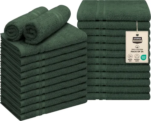 Miniatura 11 de Utopia Towels Toalla de mano de algodón a prueba de blanqueador, 16 x 27 pulgadas, 100% algodón apta para blanqueador, para gimnasio, paquete de 12