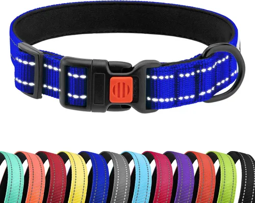 Miniatura 52 de CollarDirect - Collar de seguridad reflejante para perro, con hebilla ajustable de nailon, para perros pequeños, medianos, grandes, en color rosa