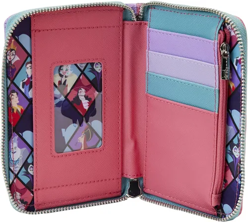 Miniatura 4 de Loungefly Disney Villains Color Block Zip Around Wallet
