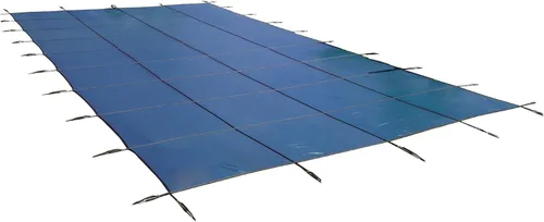 Miniatura 4 de Cubierta de seguridad rectangular para albercas, para proteger contra la suciedad, Azul
