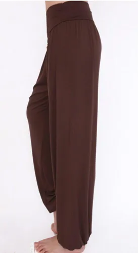 Miniatura 113 de Pantalones de algodón modal para mujer de AvaCostume, pantalones suaves para practicar yoga o deportes.