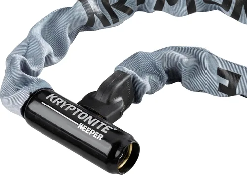 Miniatura 3 de Kryptonite Keeper 785 Candado de Cadena para Bicicleta, 2.8 Pies de Largo, Candado de Cadena para Bicicleta Resistente Antirrobo con Llaves para Gris