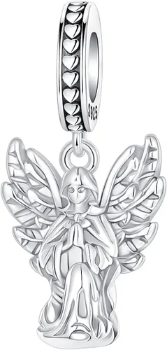 Miniatura 151 de LUXILLA Abalorio de plata de ley 925 para madre, hija, abuela, para familia, amor, madre, hija, abuela, para pulseras, collares, dijes, abalorios