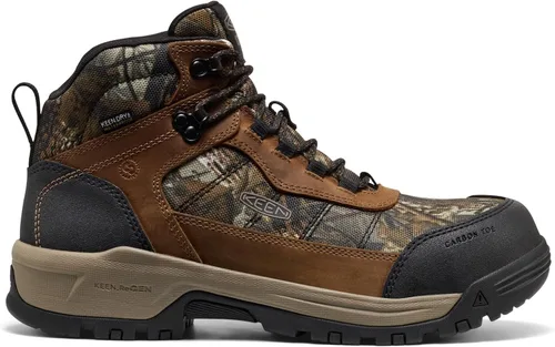 Miniatura 2 de KEEN Utility Botas de trabajo impermeables de 90 grados con punta compuesta para hombre Skokie Hiker Style Mid Height