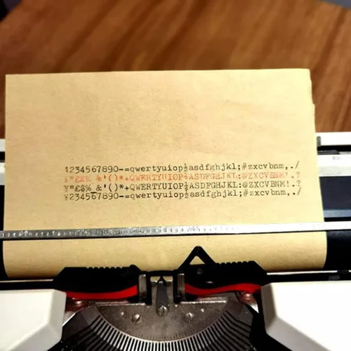 Miniatura 6 de Máquina de escribir manual a la antigua, máquina de escribir, botones flexibles y portátiles, escritura a mano clara, para letras, escritura Negro