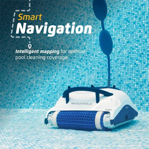 Miniatura 6 de Limpiador robotizado para piscinas Dolphin Nautilus Pool-Up hasta 26 pies - Escala paredes con cepillo de limpieza