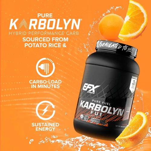 Miniatura 4 de EFX Sports Karbolyn Fuel Polvo de carbohidratos de rápida absorción Carga de carbohidratos, energía sostenida, recuperación rápida, sin