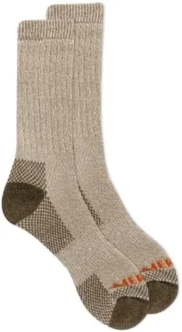 Miniatura 3 de Merrell Unisex Adult Men's and Women's Heavyweight Merino Wool Hiking Crew Socks - Reinforced Cushion