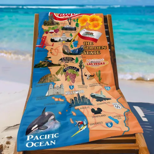 Miniatura 3 de Kaufman - Toallas de playa personalizadas para niños (1430)