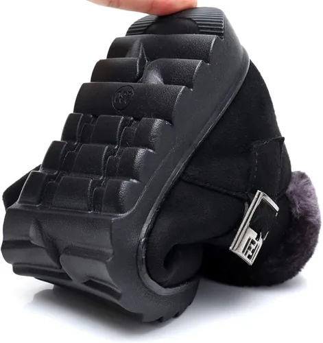 Miniatura 6 de DADAWEN - Botas de nieve con cierre lateral, para invierno.