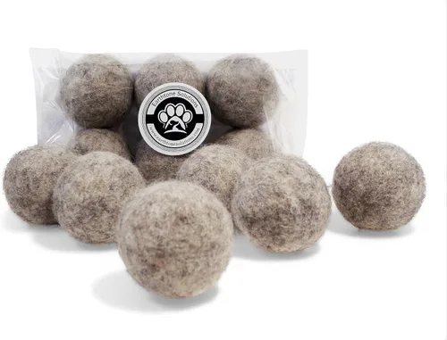 Miniatura 3 de Juguetes de lana para gatos – Pelotas de juguete de fieltro para mascotas pequeñas para buscar y jugar – Bola de lana silenciosa ecológica