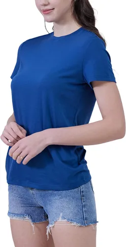 Miniatura 7 de ROTOXA Womens Summer Puff Short Sleeve V Neck T-Shirt Casual Solid Cute Blouse Tops