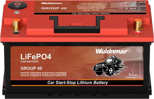 Miniatura 16 de Batería de arranque y parada de coche de litio G27 12V 80AH de alto rendimiento con 1300CCA y 60 meses de garantía