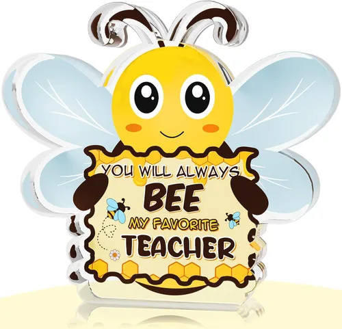 Miniatura 13 de Yookeer Regalos de agradecimiento para profesores, pisapapeles acrílico de manzana de 3 pulgadas, el mejor regalo para profesores, regalo