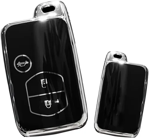 Miniatura 12 de Para Toyota 86 Crown Mark X Camry Prius Wish Ractis Avensis Aqua IQ Vitz Land Cruiser Prado Key Fob Accesorios Cubierta de la llave Smart Key Holder