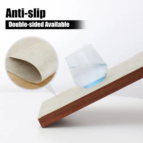 Miniatura 3 de Homaxy Juego de 4 manteles individuales de piel sintética resistentes al calor para mesa de comedor, impermeables, lavables, lavables, manteles
