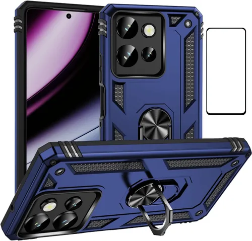 Miniatura 22 de Funda para Xiaomi redmi Note 12 Pro Plus 5G con protector de pantalla, soporte delgado protección militar a prueba de golpes Armor Defender Funda