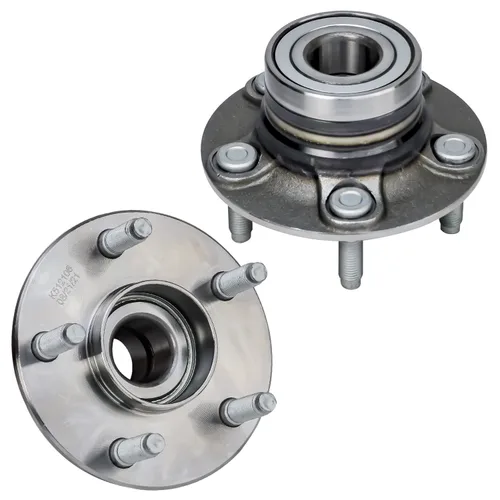 Miniatura 52 de Detroit Axle - 2.2L Bujes de rodamiento de rueda delanteros de 2 piezas para Honda Accord 90-97, 97 Acura CL, 2 rodamientos de ruedas y conjunto