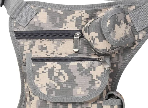 Miniatura 18 de SEALINF Riñonera de lona Riñonera Racing Drop Leg Bag Motocicleta Bolsa al aire libre