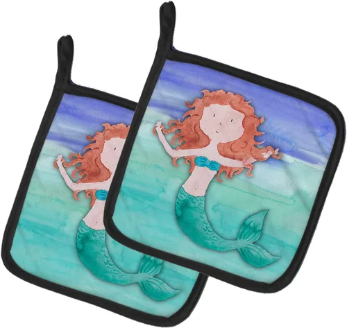 Miniatura 105 de Caroline's Treasures BB7370PTHD - Juego de soportes para ollas de herradura para cocina, resistentes al calor, almohadillas calientes para cocinar