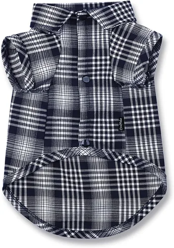 Miniatura 7 de Camisa a cuadros para cachorros, ropa para perros pequeños, medianos y grandes, gatos, niños, niñas, gatitos, camiseta suave para mascotas, camiseta
