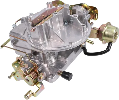 Miniatura 7 de Carburador de 2 barriles compatible con motor Ford Mustang 289 302 351 Cu Jeep 360 Cu, reemplaza el estrangulador eléctrico de 2100 2150