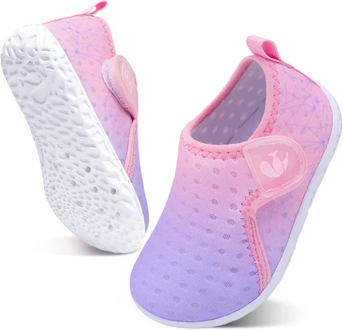 Miniatura 125 de FEETCITY Baby Boys Girls Water Sport Shoes Barefoot Kids Aqua Socks Quick-Dry Beach Swim Pool Shoes