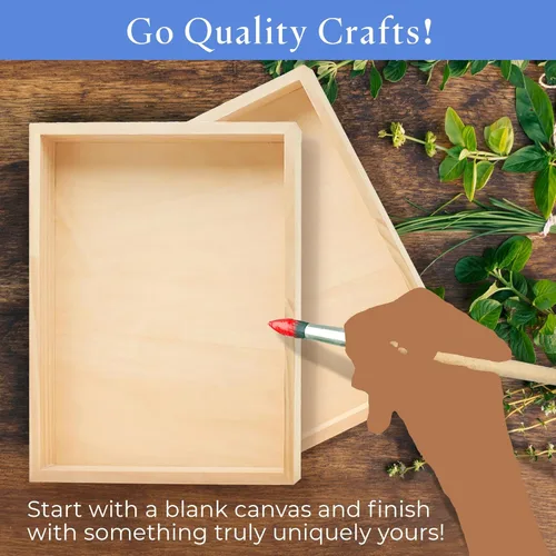 Miniatura 4 de Panel de pintura de abedul de 11 x 14 x 1-1/2 pulgadas, paquete de 3 tableros de lienzo de madera para pintar, carteles en blanco para manualidades