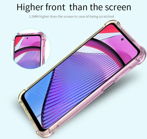 Miniatura 5 de Osophter Funda para Moto G Play 4G 2024, Motorola G Play 2024 para mujeres y niñas, con protector de pantalla, esquinas reforzadas, poliuretano oro
