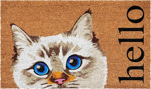 Miniatura 15 de Calloway Mills AZ105001729 Alfombra Kitty Korner, 17 x 29 pulgadas, color natural/negro