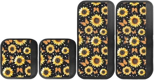 Miniatura 37 de Juego de 4 fundas para manijas de microondas con diseño de rayas de vaca tribal, azteca, decoración de cocina, antideslizantes, a prueba