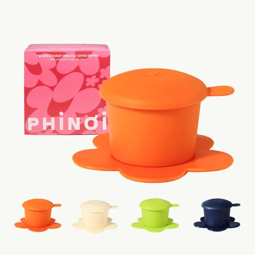 Miniatura 10 de [Regalo] Filtro Phin vietnamita, gotero de café reutilizable de plástico para verter sobre café, filtro de café de una sola taza con diseño