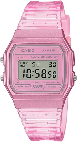 Miniatura 3 de Casio F91W Series Digital Watch Water Resistant LED Light 1/100 SEC Stopwatch Regular Time Keeping (HR, Min, SEC, PM, Date, Day) Daily