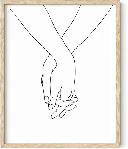 Miniatura 50 de HAUS AND HUES Impresión artística minimalista de mujer, póster de figura femenina, arte abstracto de pared neutro, arte de pared de dibujo lineal