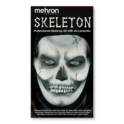 Miniatura 9 de Mehron - Kit de maquillaje premium de personaje (gorra calva)