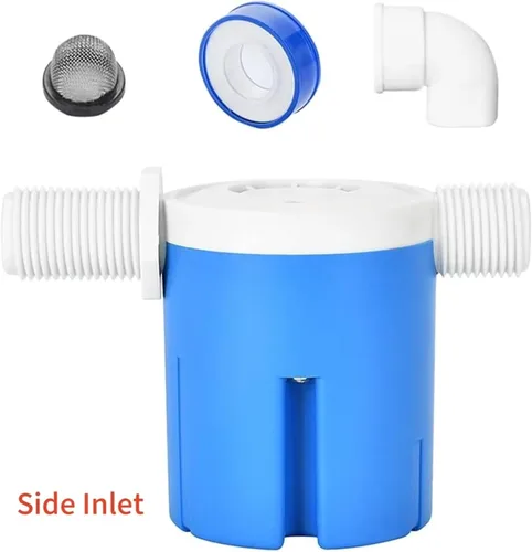 Miniatura 3 de 1/2'' Automatic Float Valve Water Level Control for Livestock Drinking Water Tank Swimming Pool Aquarium Automatic Irrigation(Side Inlet)