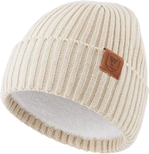 Miniatura 11 de OZERO Gorro de Punto de Invierno, Gorro Térmico Grueso de Forro Polar para Hombres y Mujeres