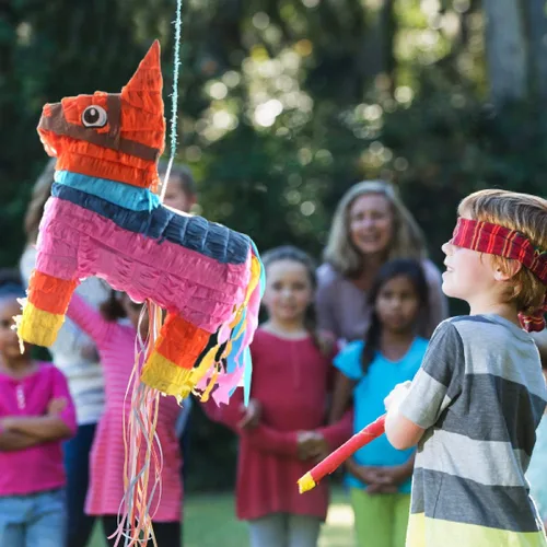 Miniatura 7 de Cinco De Mayo - Piñata de burro para fiesta de cumpleaños infantiles, 2 tamaños, piñatas para diversión, fiesta, taco, suministros para fiestas