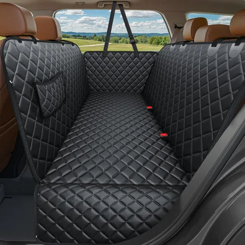 Miniatura 16 de URPOWER Funda de asiento para perro, hamaca 100% impermeable, 600D, resistente, a prueba de arañazos, antideslizante, duradera, suave